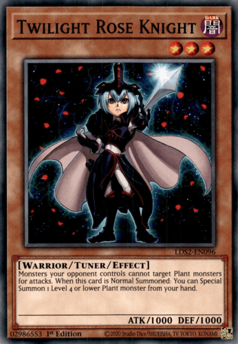 Twilight Rose Knight - LDS2-EN096 Common 1st Edition