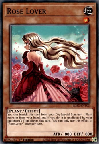 Rose Lover - LDS2-EN102 Common 1st Edition