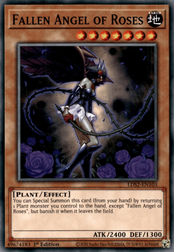 Fallen Angel of Roses - LDS2-EN103 Common 1st Edition
