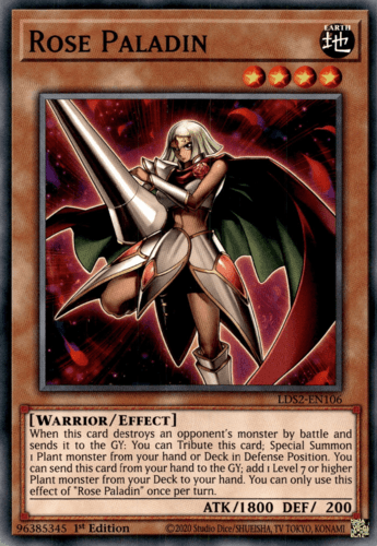 Rose Paladin - LDS2-EN106 Common 1st Edition