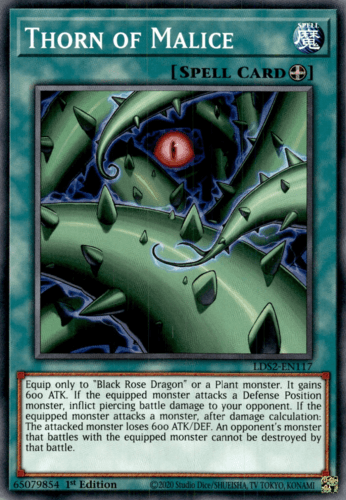 Thorn of Malice - LDS2-EN117 Common 1st Edition