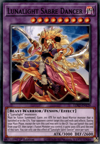 Lunalight Sabre Dancer - LDS2-EN129 Common 1st Edition
