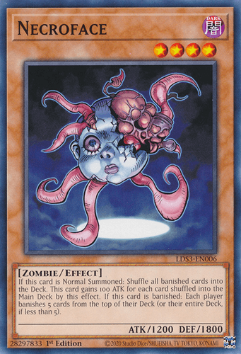 Necroface - LDS3-EN006 Common 1st Edition