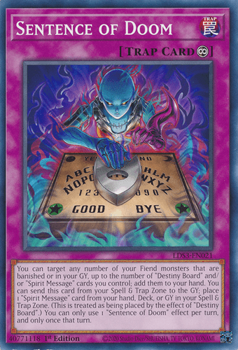 Sentence of Doom - LDS3-EN021 Common 1st Edition