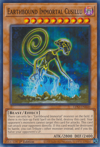 Earthbound Immortal Cusillu - LDS3-EN040 Common 1st Edition