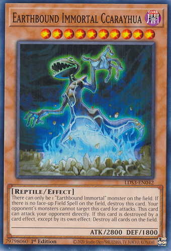Earthbound Immortal Ccarayhua - LDS3-EN042 Common 1st Edition