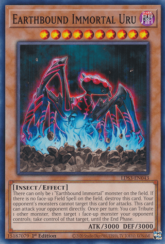Earthbound Immortal Uru - LDS3-EN043 Common 1st Edition