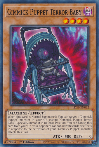 Gimmick Puppet Terror Baby - LDS3-EN062 Common 1st Edition