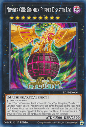 Number C88: Gimmick Puppet Disaster Leo - LDS3-EN066 Common 1st Edition