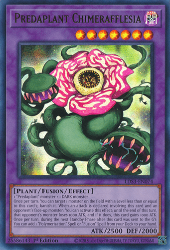 Predaplant Chimerafflesia - LDS3-EN074 Ultra Rare 1st Edition