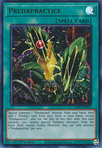 Predapractice - LDS3-EN079 Ultra Rare 1st Edition