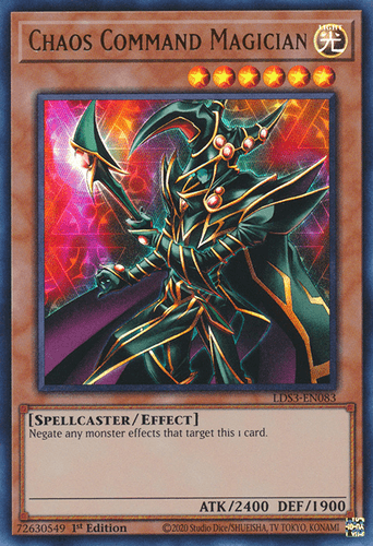 Chaos Command Magician - LDS3-EN083 Ultra Rare 1st Edition