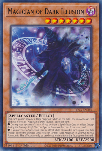 Magician of Dark Illusion - LDS3-EN084 Common 1st Edition