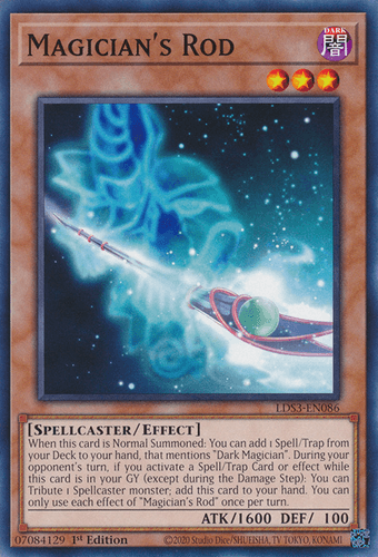 Magician's Rod - LDS3-EN086 Common 1st Edition