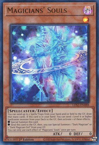 Magicians' Souls - LDS3-EN088 Ultra Rare 1st Edition