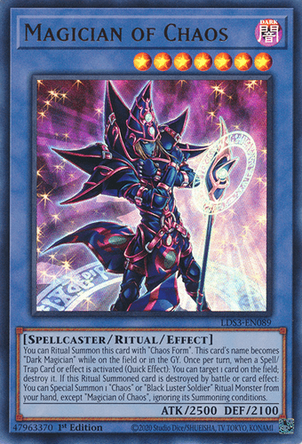 Magician of Chaos - LDS3-EN089 Ultra Rare 1st Edition