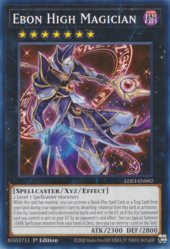 Ebon High Magician - LDS3-EN092 Common 1st Edition