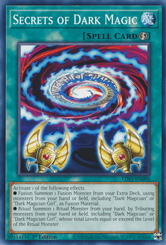 Secrets of Dark Magic - LDS3-EN096 Common 1st Edition