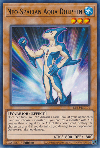 Neo-Spacian Aqua Dolphin - LDS3-EN101 Common 1st Edition