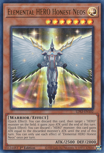 Elemental HERO Honest Neos - LDS3-EN102 Ultra Rare 1st Edition