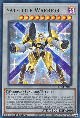 Satellite Warrior - LDS3-EN121 Ultra Rare 1st Edition