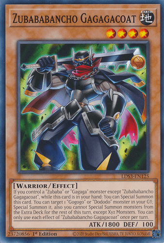Zubababancho Gagagacoat - LDS3-EN125 Common 1st Edition