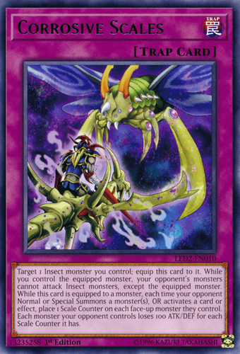 Corrosive Scales - LED2-EN010 Rare 1st Edition