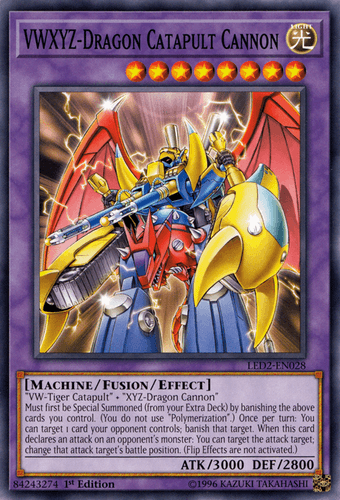 VWXYZ-Dragon Catapult Cannon - LED2-EN028 Common 1st Edition