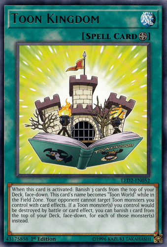 Toon Kingdom - LED2-EN052 Rare 1st Edition