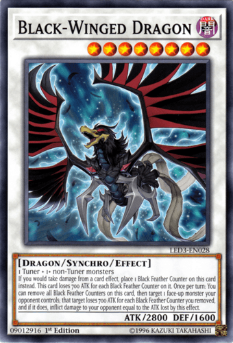 Black-Winged Dragon - LED3-EN028 Common 1st Edition