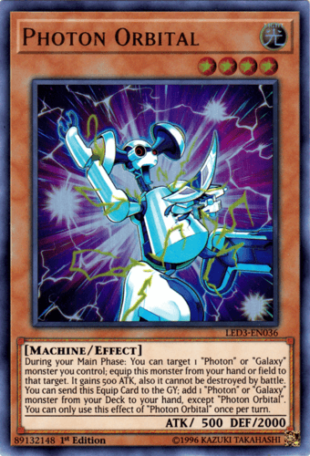 Photon Orbital - LED3-EN036 Ultra Rare 1st Edition
