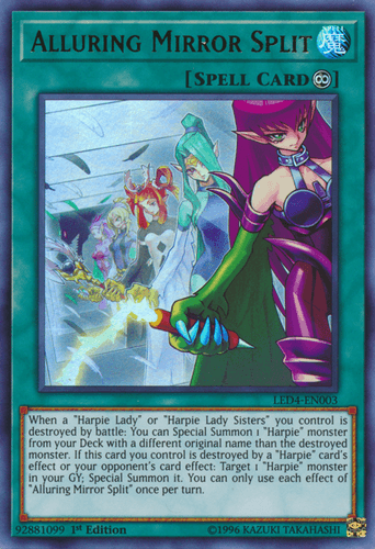 Alluring Mirror Split - LED4-EN003 Ultra Rare 1st Edition