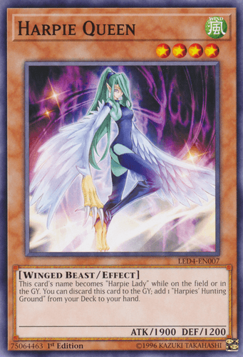Harpie Queen - LED4-EN007 Common 1st Edition