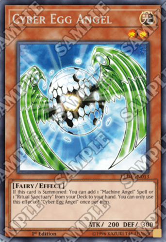 Cyber Egg Angel - LED4-EN013 Rare 1st Edition