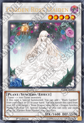 Garden Rose Maiden - LED4-EN023 Ultra Rare 1st Edition