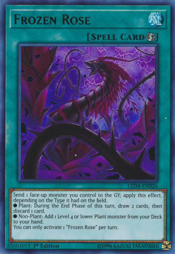 Frozen Rose - LED4-EN026 Ultra Rare 1st Edition