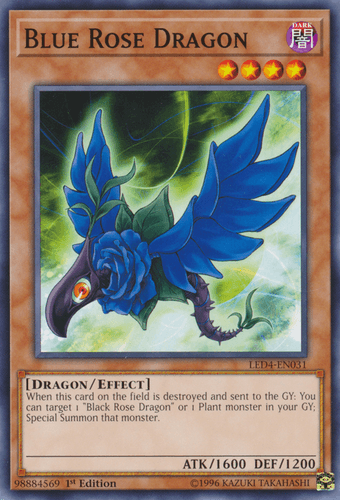 Blue Rose Dragon - LED4-EN031 Common 1st Edition