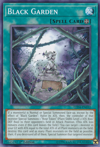 Black Garden - LED4-EN032 Common 1st Edition