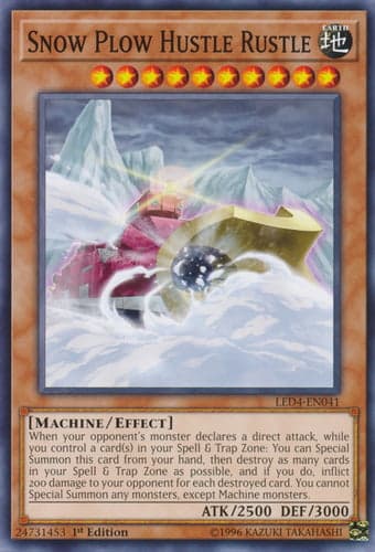 Snow Plow Hustle Rustle - LED4-EN041 Common 1st Edition