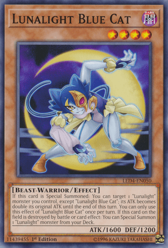 Lunalight Blue Cat - LED4-EN050 Common 1st Edition