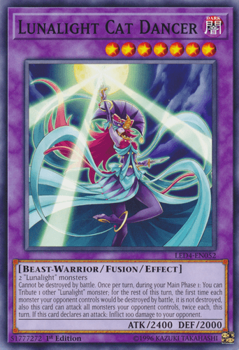 Lunalight Cat Dancer - LED4-EN052 Common 1st Edition