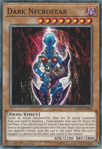 Dark Necrofear - LED5-EN006 Common 1st Edition
