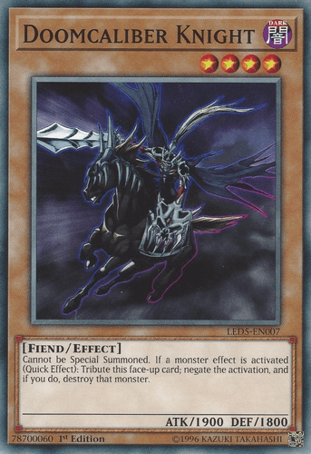 Doomcaliber Knight - LED5-EN007 Common 1st Edition