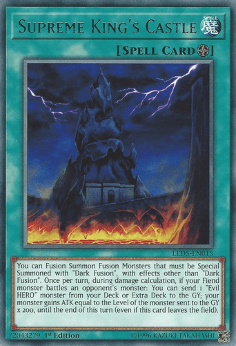 Supreme King's Castle - LED5-EN015 Rare 1st Edition