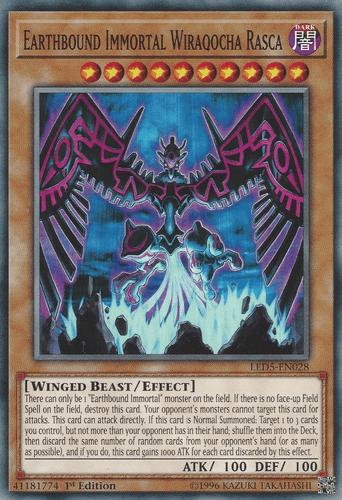 Earthbound Immortal Wiraqocha Rasca - LED5-EN028 Common 1st Edition
