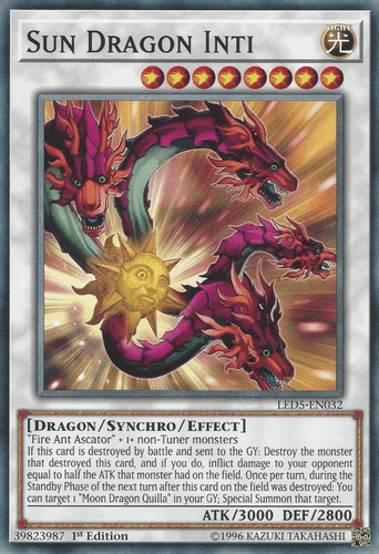 Sun Dragon Inti - LED5-EN032 Common 1st Edition