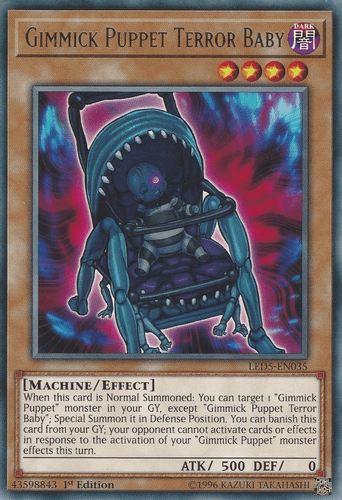 Gimmick Puppet Terror Baby - LED5-EN035 Rare 1st Edition