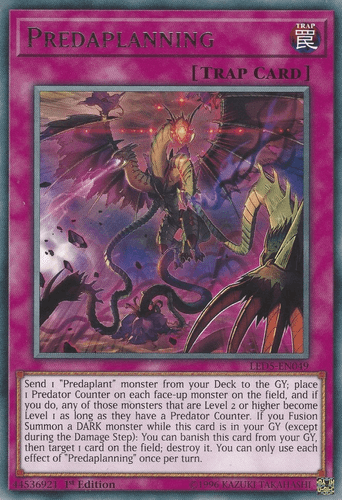 Predaplanning - LED5-EN049 Rare 1st Edition