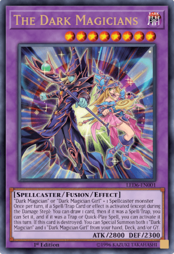 The Dark Magicians - LED6-EN001 Ultra Rare 1st Edition