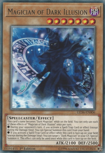 Magician of Dark Illusion - LED6-EN006 Rare 1st Edition